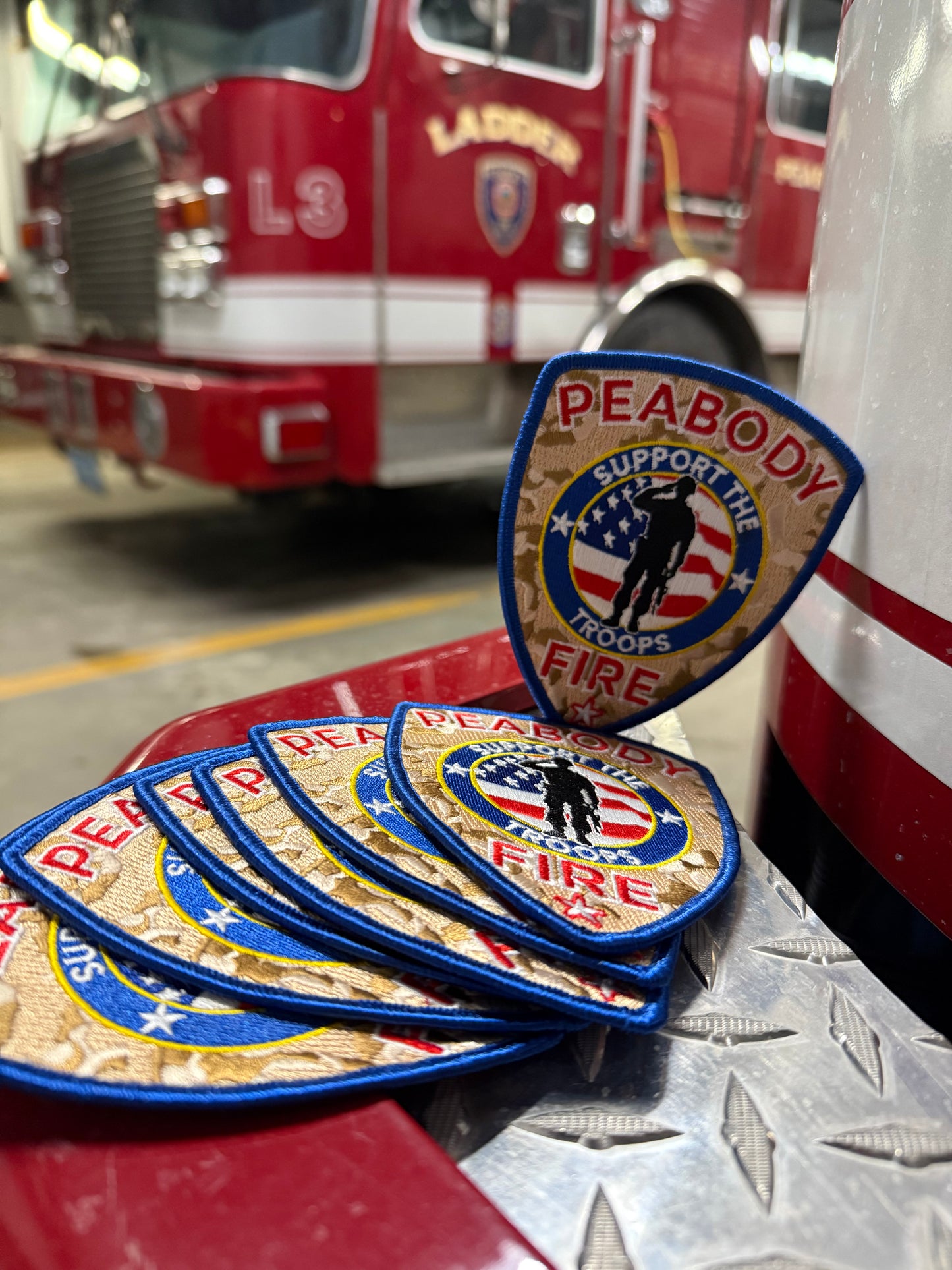 PFD Support the Troops Patch